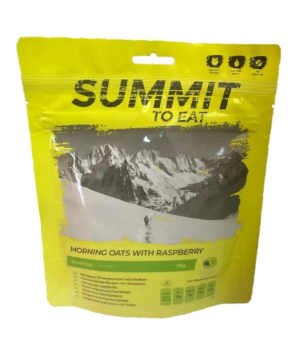 Summit To Eat - Ovesná kaše s malinami jednoporce, jednoporce